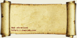 Jovana Džurnov vizit kartica